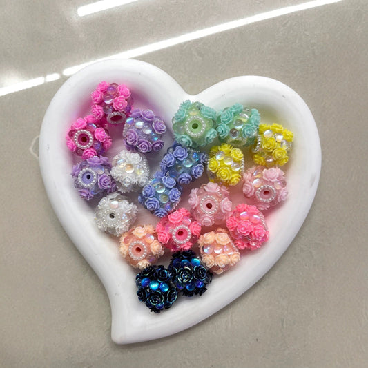 Loose clay balls for bead - stringing