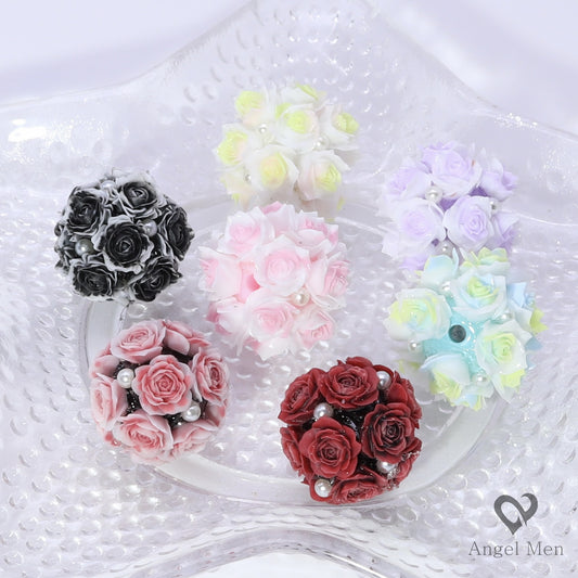 Colorful flower - shaped balls DIY bead - stringing accessories