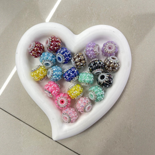 Heavy - craftsmanship bead jewelry, round beads