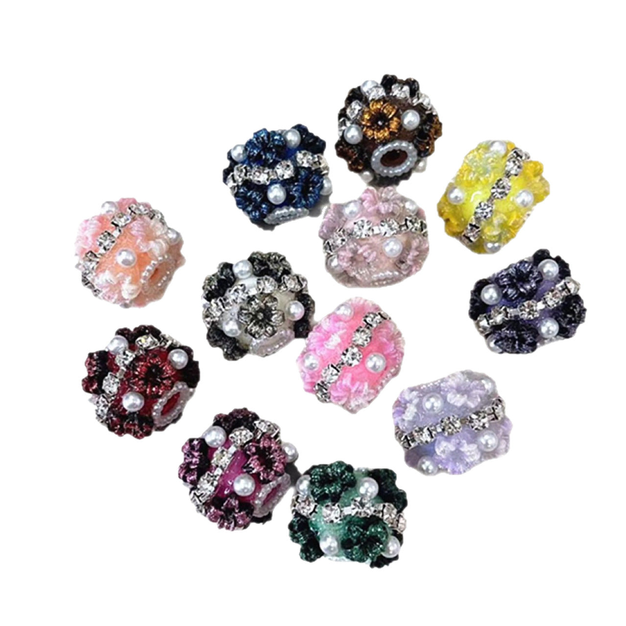 Acrylic flower beads