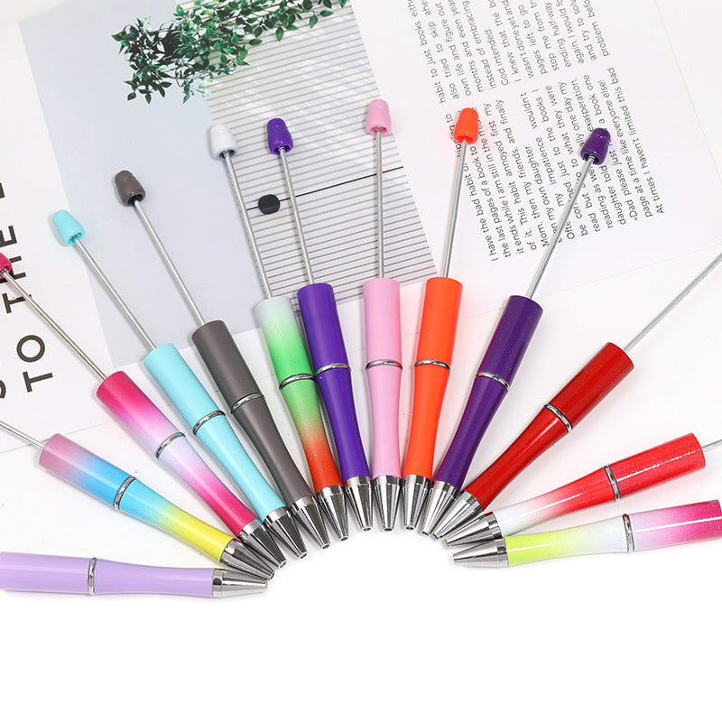 DIY Bead - Strung Pen, Creative and Stylish Quick - drying Ballpoint Pen