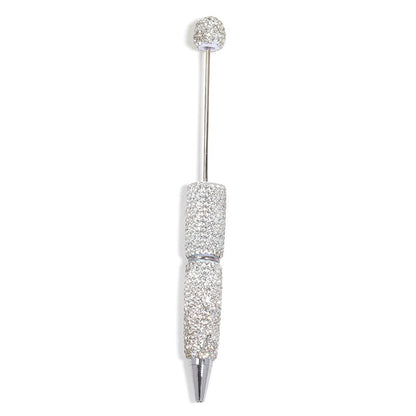 Solid - colored fully - studded bead - strung pen